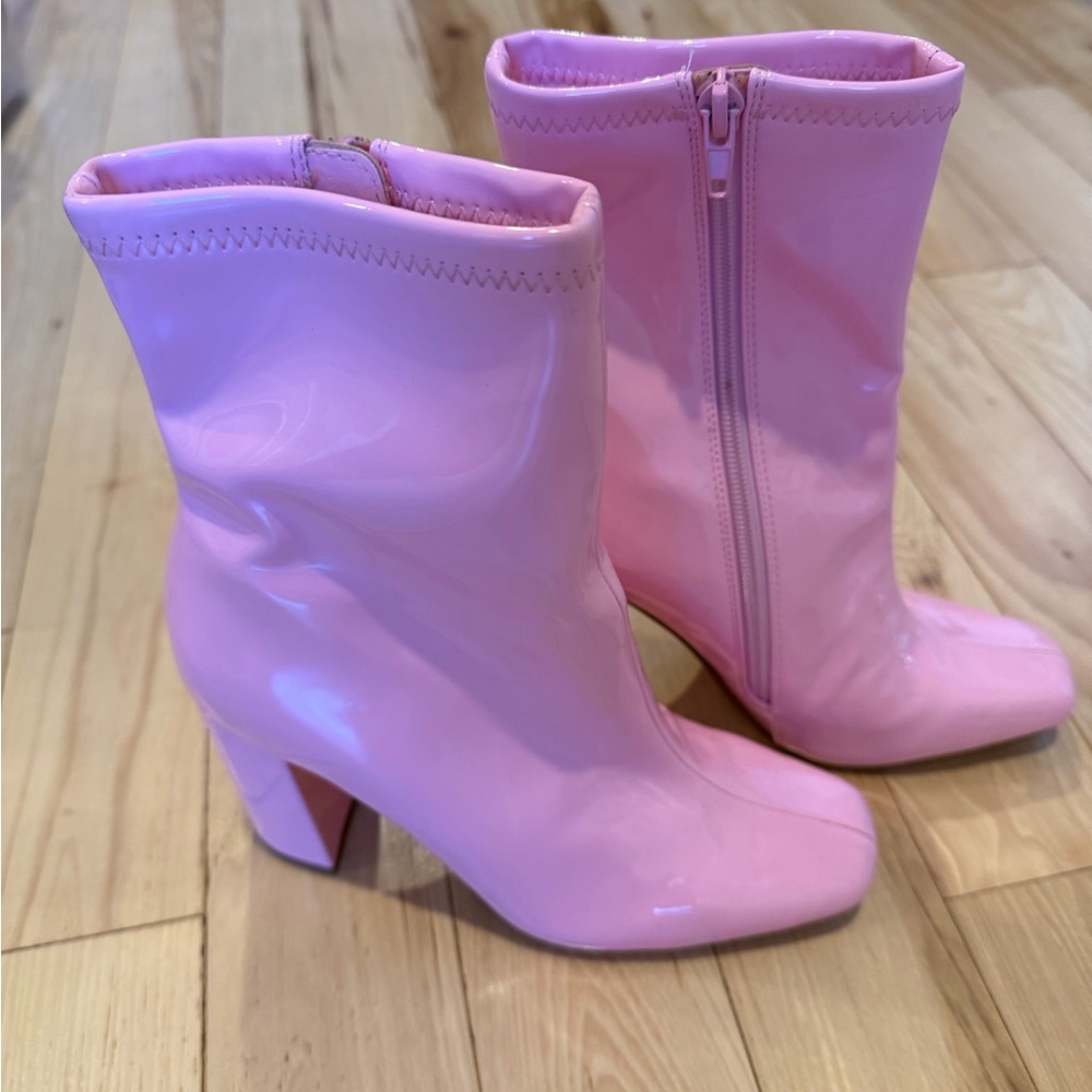 Steve Madden Lynden patent pink platform! Size 6! - Picture 4 of 6